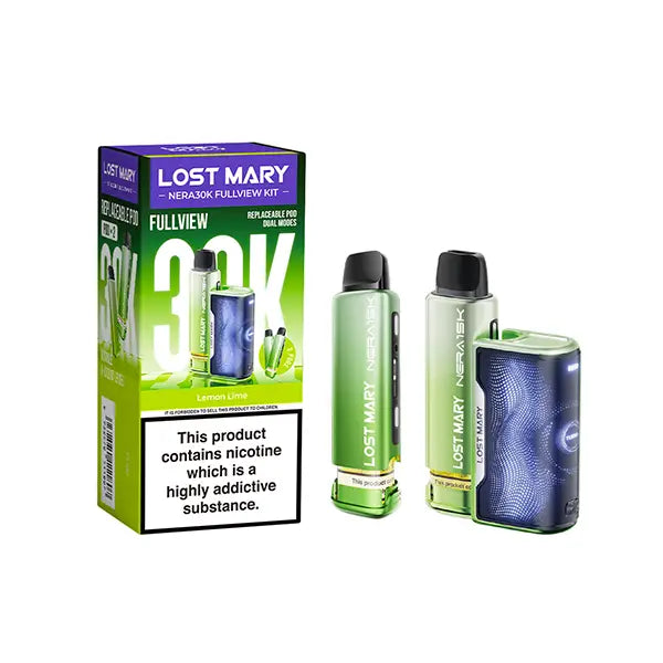 20mg LOST MARY Nera 30K Prefilled Pod Vape Kit - 30000 Puffs - Vaping Products