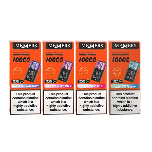 20mg Memers Wukong V10000 Prefilled Pods 10000 Puffs - Vaping Products