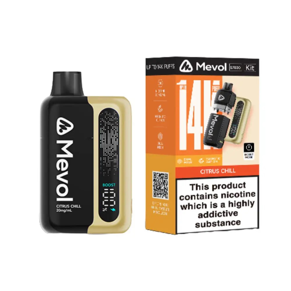 20mg Mevol S7000 Prefilled Pod Vape Kit 14k puffs - Vaping Products