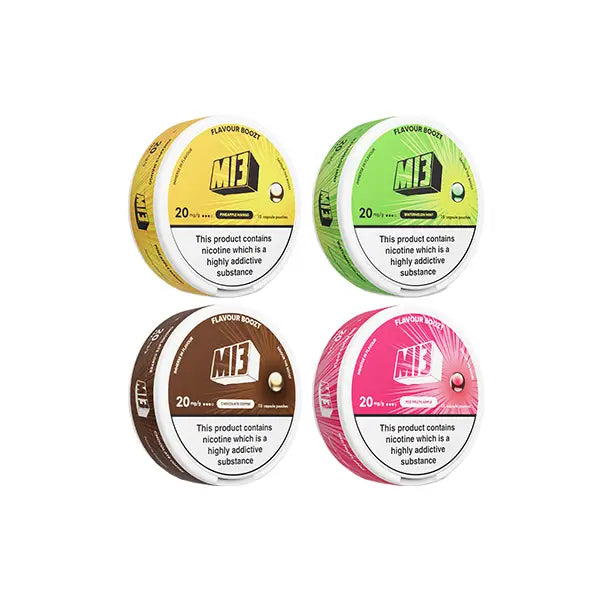 20mg MI3 Boozt Nicotine Pouches - 15 Pouches - Smoking Products