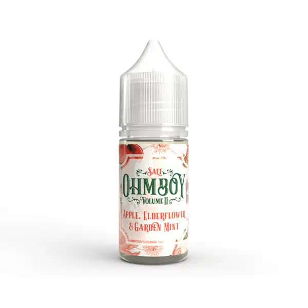 20mg Ohm Boy Volume II 10ml Nic Salt (50VG/50PG) - Apple Elderflower & Garden Mint - Vaping Products