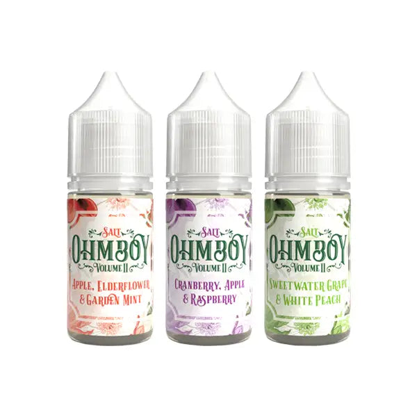 20mg Ohm Boy Volume II 10ml Nic Salt (50VG/50PG) - Vaping Products