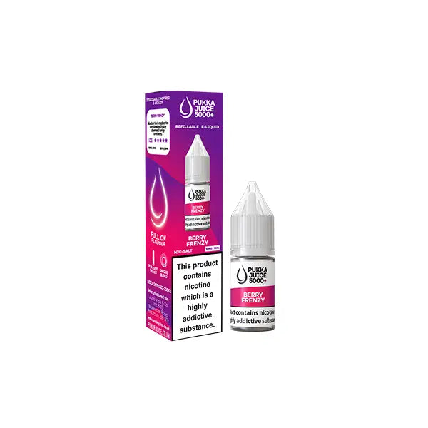 20mg Pukka Juice 5000 + 10ml Nic Salt (50VG/50PG) - Vaping Products