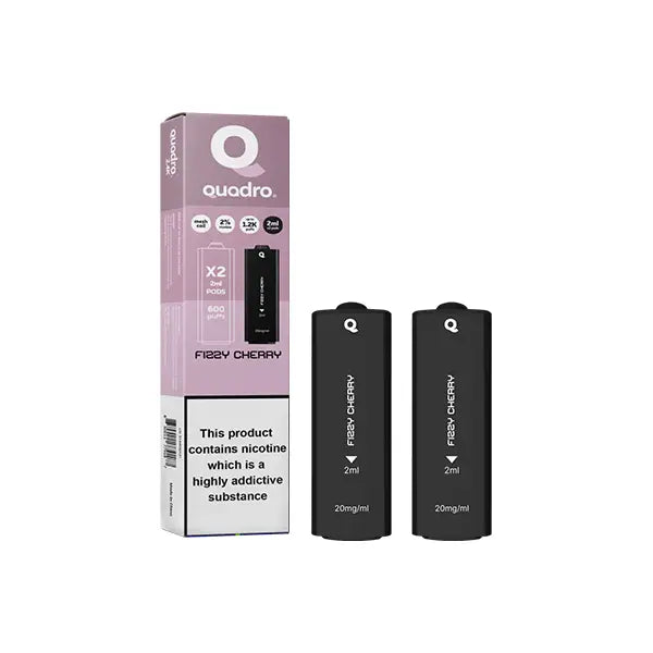 20mg Quadro 2.4k Replacement Pods - 2ml - Vaping Products