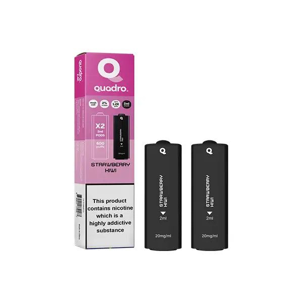 20mg Quadro 2.4k Replacement Pods - 2ml - Vaping Products