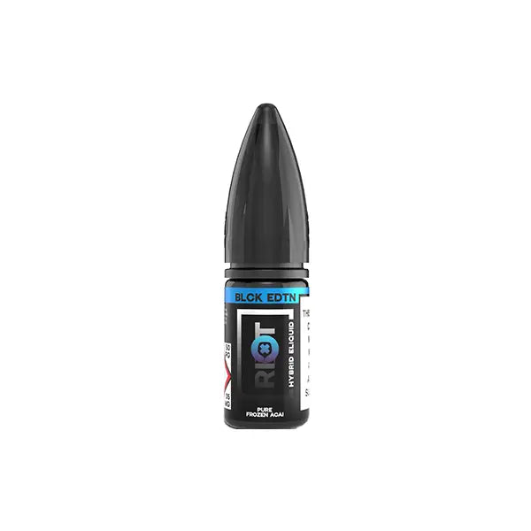 20mg Riot Squad Black Edition V2 Nic Salts 10ml (50VG/50PG) - Vaping Products