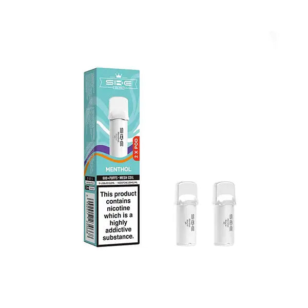 20mg SKE Crystal Pro Replacement Prefilled Pods 2ml 1200 Puffs - 2 Pcs - Vaping Products