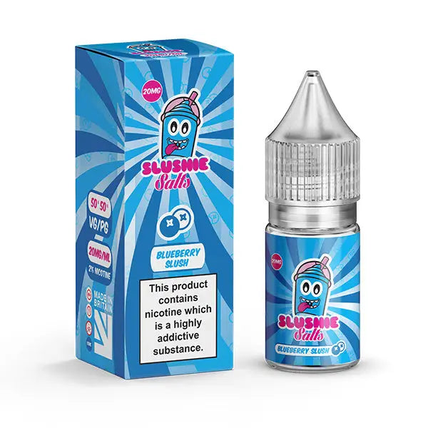 20mg Slushie by Liqua Vape 10ml Flavoured Nic Salts - Blueberry Slush - Vaping Products