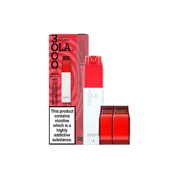 20mg SMPO Ola 3000 Prefilled Pod Vape Kit - 2ml (Pack of 3) - Vaping Products