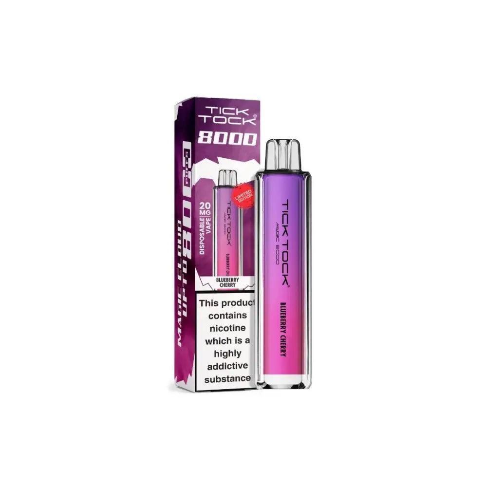 20mg Tick Tock Magic 8000 Prefilled Pod Kit 8000 Puffs - Vaping Products