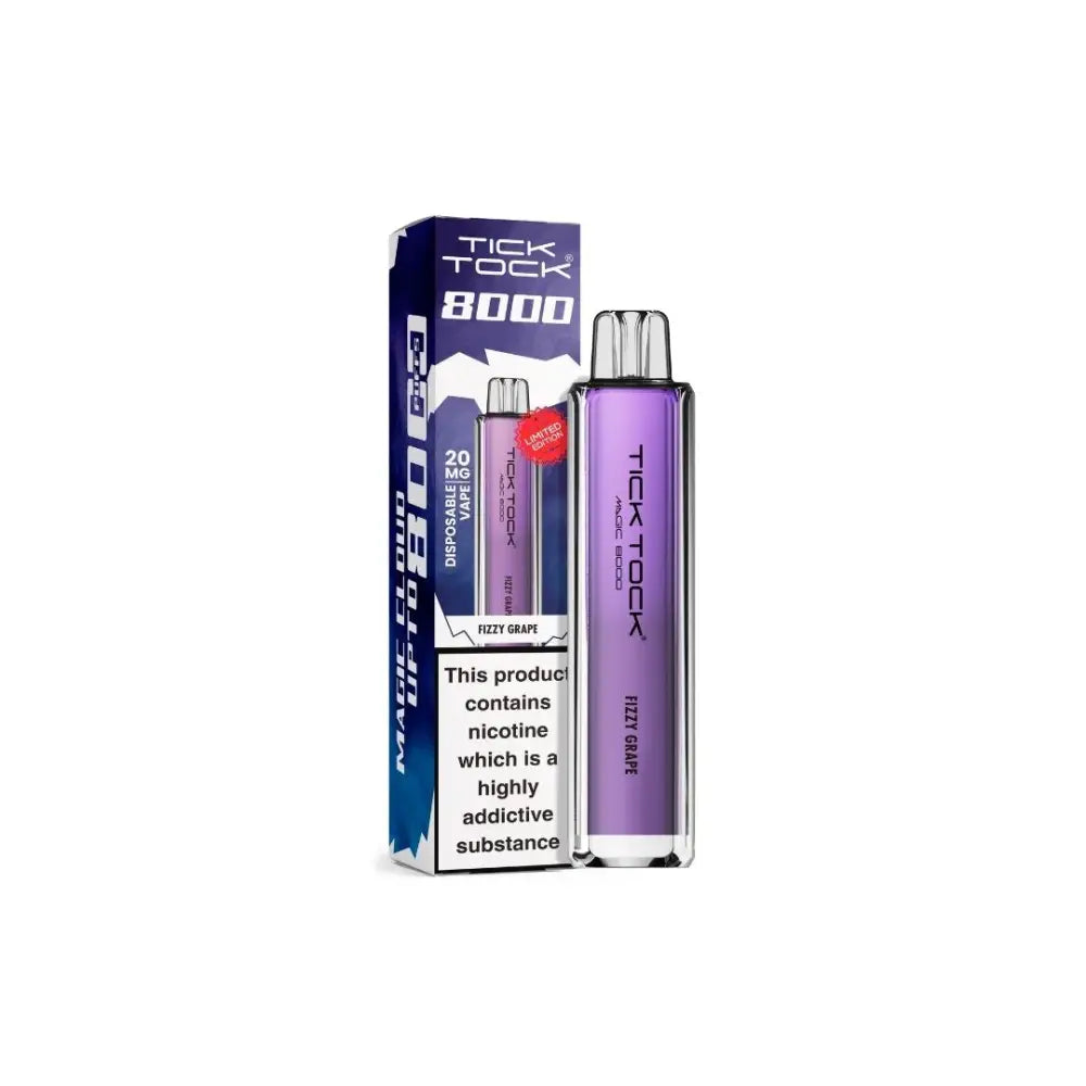 20mg Tick Tock Magic 8000 Prefilled Pod Kit 8000 Puffs - Vaping Products