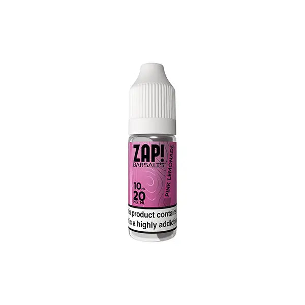 20mg ZAP! Bar Salts Nic Salt 10ml (50VG/50PG) - Vaping Products