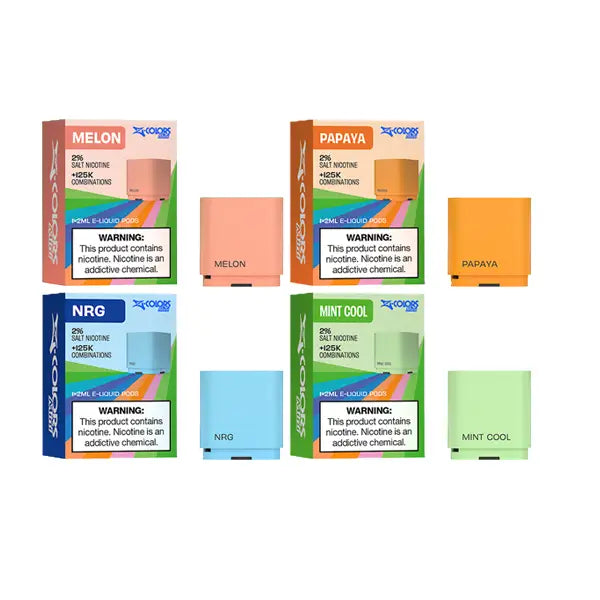 20mg ZColors by ZLabs Prefilled Pods 10ml - 15000 Puffs - Vaping Products