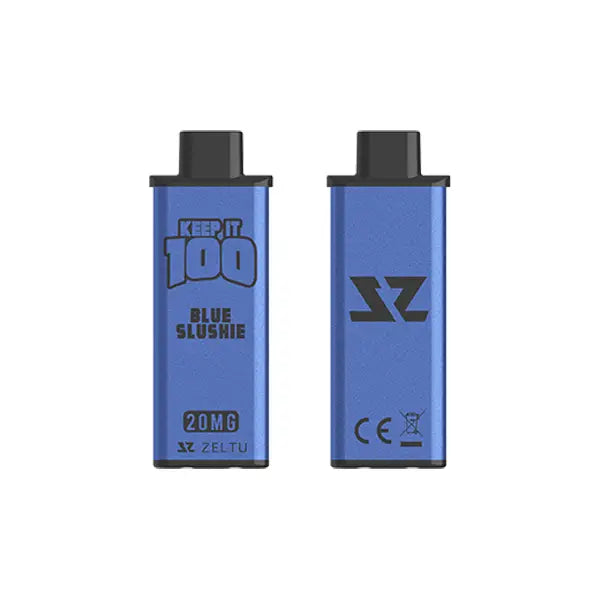 20mg Zeltu X3 Pod 2ml - Keep It 100 - Blue Slushie - Vaping Products