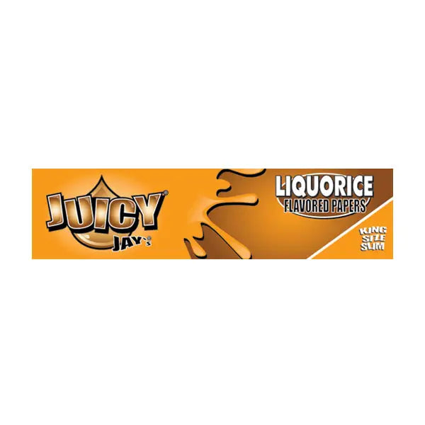 24 Juicy Jay King Size Flavoured Slim Rolling Paper - Full Box - Smoking Products
