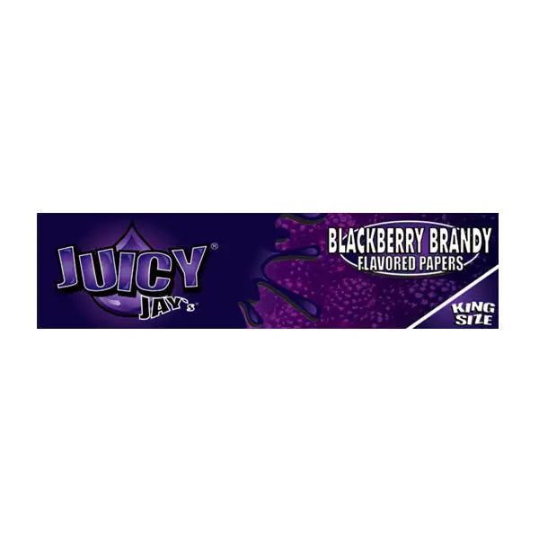 24 Juicy Jay King Size Flavoured Slim Rolling Paper - Full Box - Smoking Products