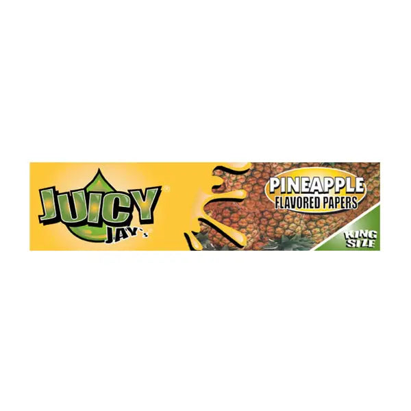 24 Juicy Jay King Size Flavoured Slim Rolling Paper - Full Box - Smoking Products