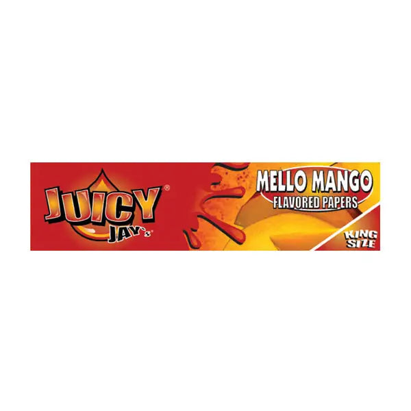 24 Juicy Jay King Size Flavoured Slim Rolling Paper - Full Box - Smoking Products