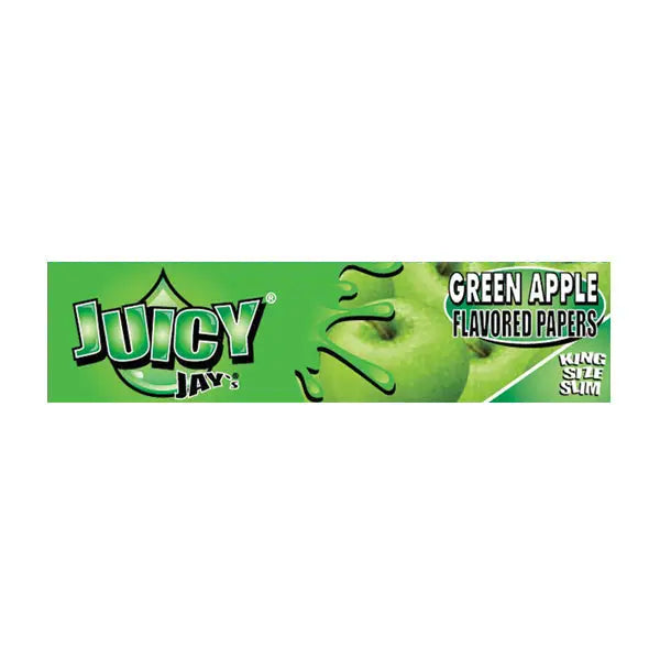 24 Juicy Jay King Size Flavoured Slim Rolling Paper - Full Box - Smoking Products