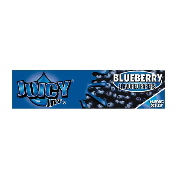24 Juicy Jay King Size Flavoured Slim Rolling Paper - Full Box - Smoking Products