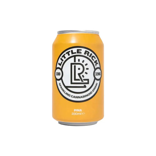 24 x Little Rick 32mg CBD Sparkling 330ml Pina - CBD Products