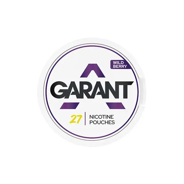 25mg Garant Nicotine Pouch - 20 Pouches - Wild Berry - Smoking Products
