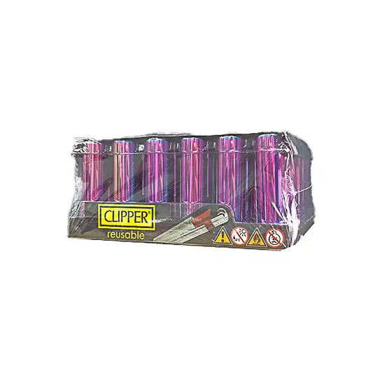 30 Clipper FCP22R Metal Large Flint Icy - FCP0T100UKH - Smoking Products