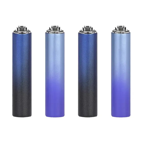 30 Clipper FCP22RH Classic Micro Blue Gradient Shiny Lighters - Smoking Products