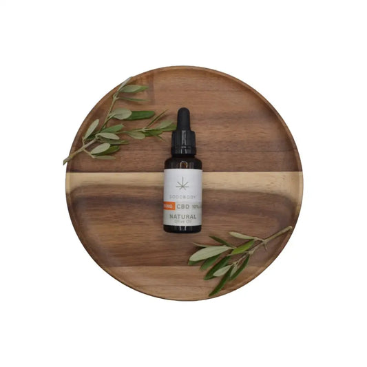 3000mg Goodbody Botanicals 10% Natural Olive Oil Drops - 30ml - CBD Products