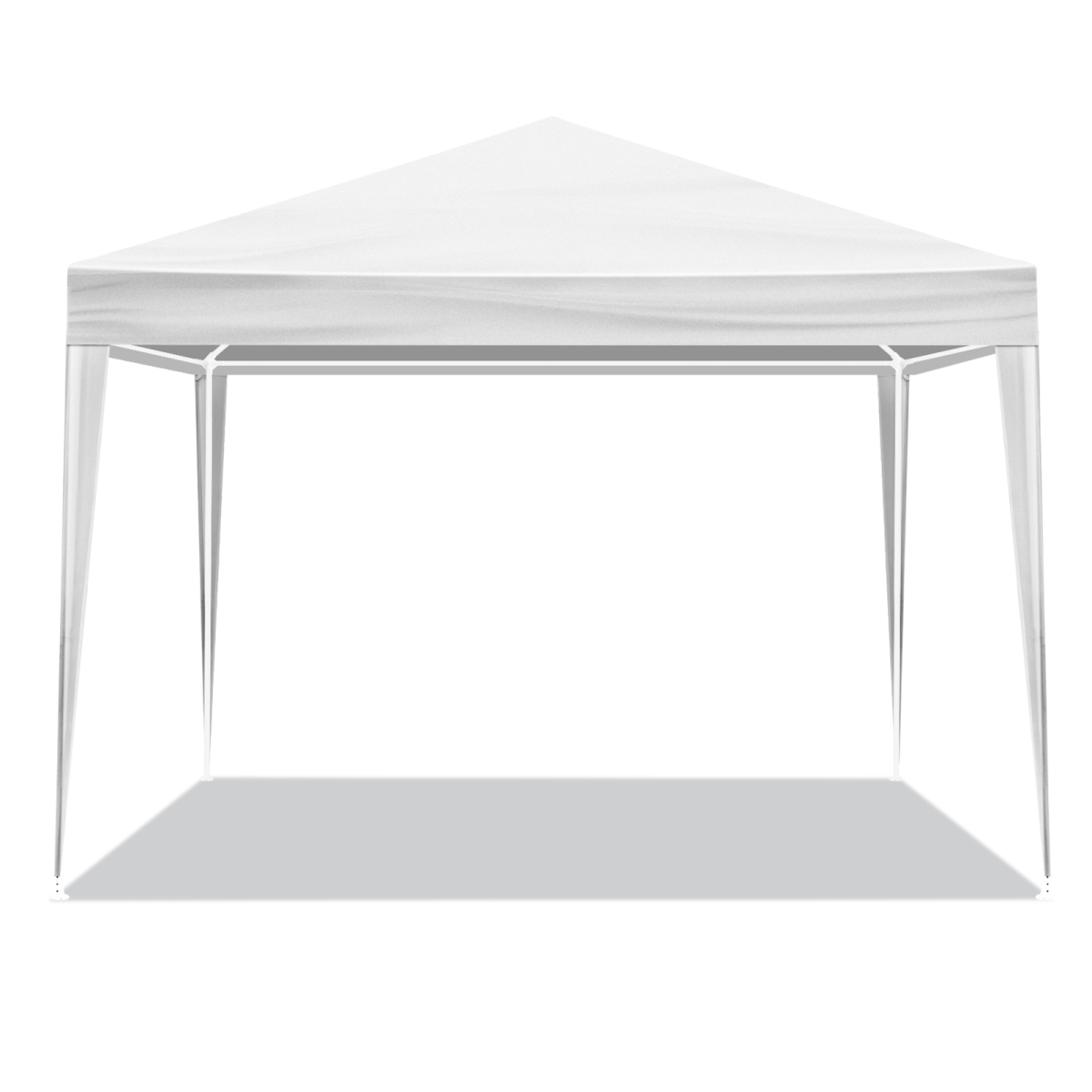 3 x 3m Four Sides Portable Home Use Waterproof Tent with Spiral Tubes White - The Magic Elf
