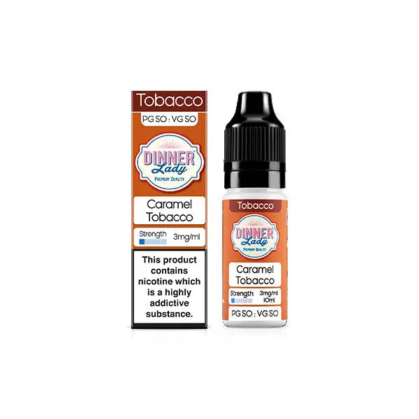 3mg Dinner Lady 50:50 Tobacco 10ml (50VG/50PG) - Vaping Products
