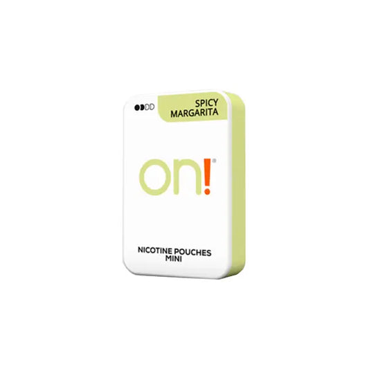 3mg On! Mini Regular Spicy Margarita Nicotine Pouches - 20 Pouches - Smoking Products