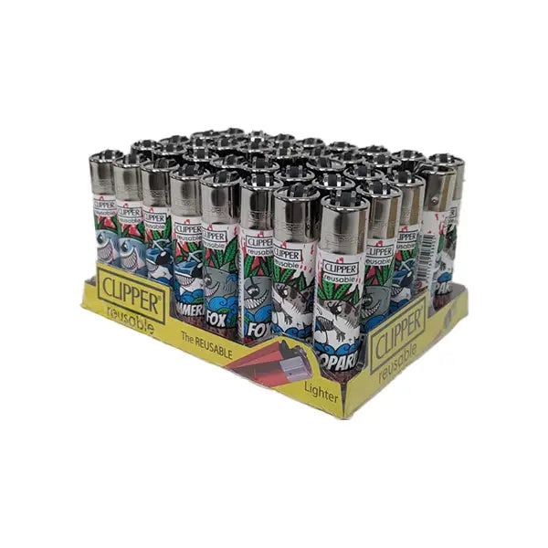 40 Clipper Classic Large Flint Shark Weed - CL3C1562UK - Smoking Products