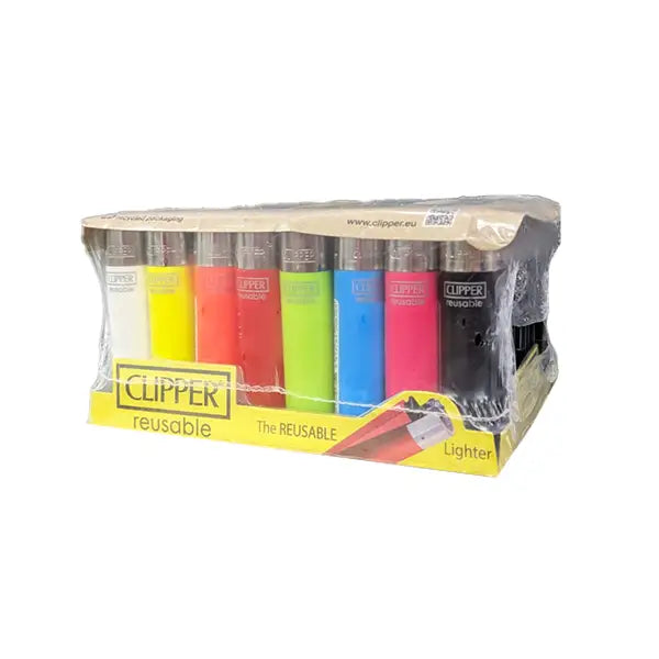 40 Clipper CP11R Classic Large Flint Solid Branded Lighters - CL1C112UKH - Smoking Products
