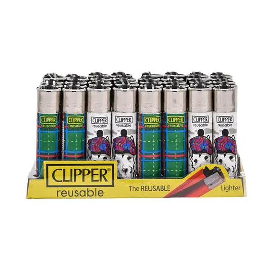 40 Clipper CP11RH Classic Flint Scotland 2 Lighters - CL5C079UKH - Smoking Products