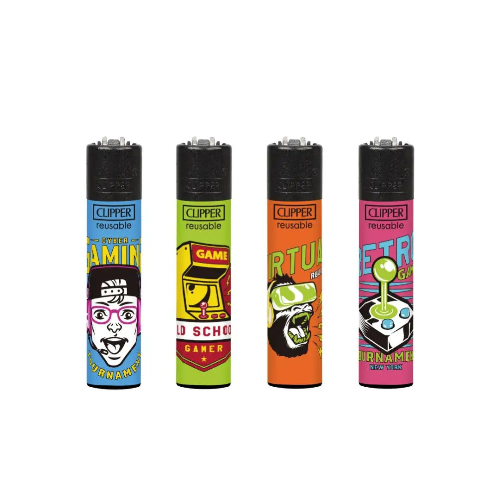 40 Clipper CP11RH Classic Game Tour Flint Lighters - CL3C1654 - Smoking Products