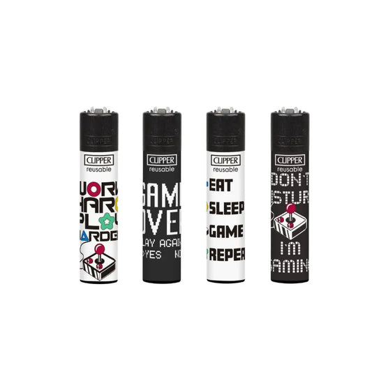 40 Clipper CP11RH Classic Gaming 4 Life Flint Lighters - CL3C1580 - Smoking Products