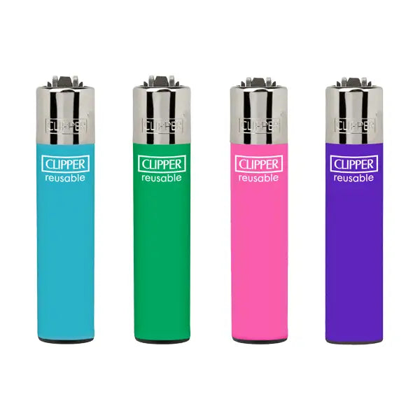 40 Clipper CP22RH Classic Micro Flint Solid Branded Lighters - CP1C002UKH - Smoking Products
