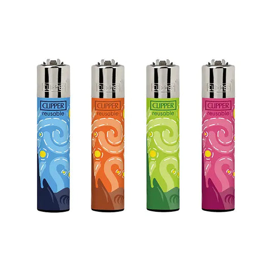 40 Clipper D40 CP11RH Classic Flint In The Night Lighters - CL3C1643UKH - Smoking Products