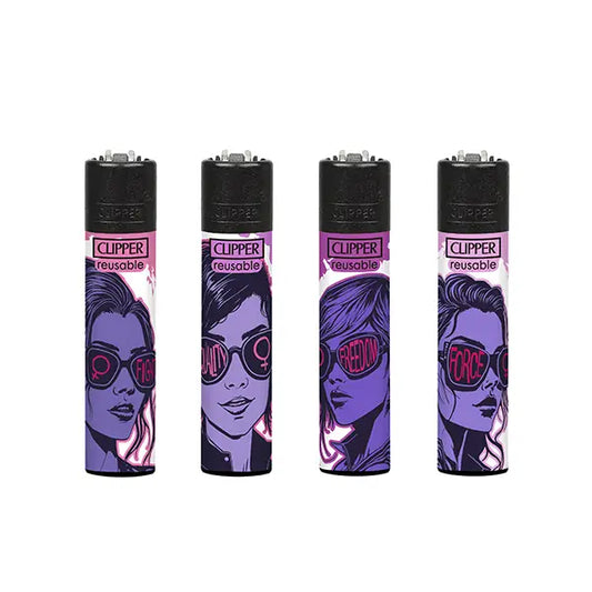 40 Clipper D40 CP11RH Classic Flint Womens Day Lighters - CL3C1574UKH - Smoking Products