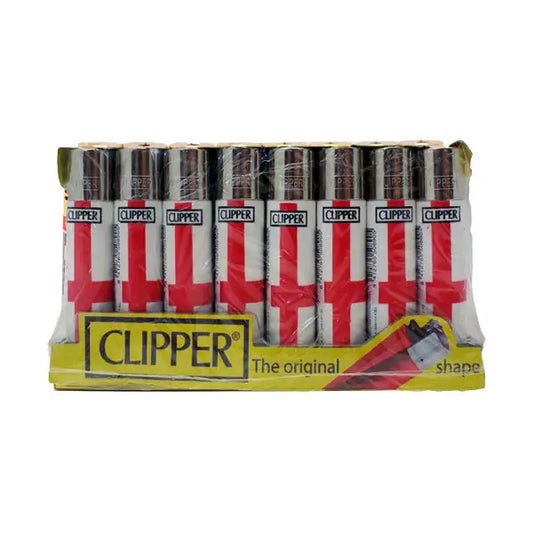 40 Clipper D48 CP11RH Classic Flint England Flag 2025 Lighters - CL5A020UKH - Smoking Products