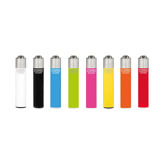 40 Clipper D48 CP21RH Classic Flint Assorted Colours Lighters - CB1A0001UKH - Smoking Products