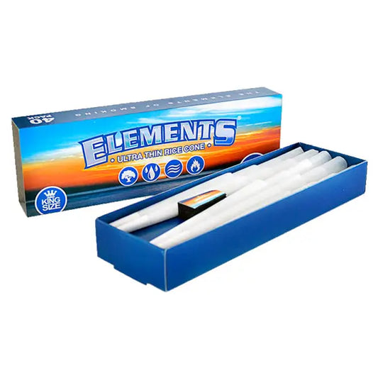 40 Elements Ultra Thin King Size Pre-Rolled Cones - Smoking Products