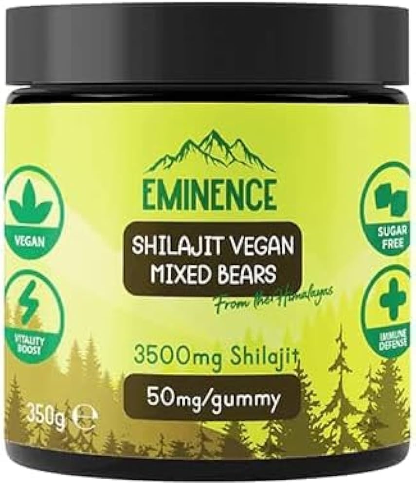 Eminence 7000mg Shilajit Vegan Gummies 350g