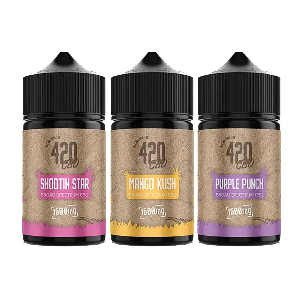 420 E-liquids 1500mg Broad-Spectrum CBD E-Liquids (40VG/60PG) - CBD Products