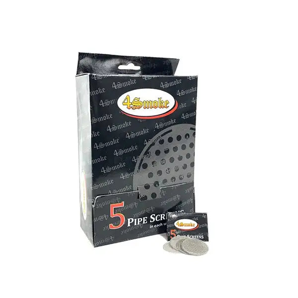 4Smoke Silver Pipe Screen 25mm - Smoking Products