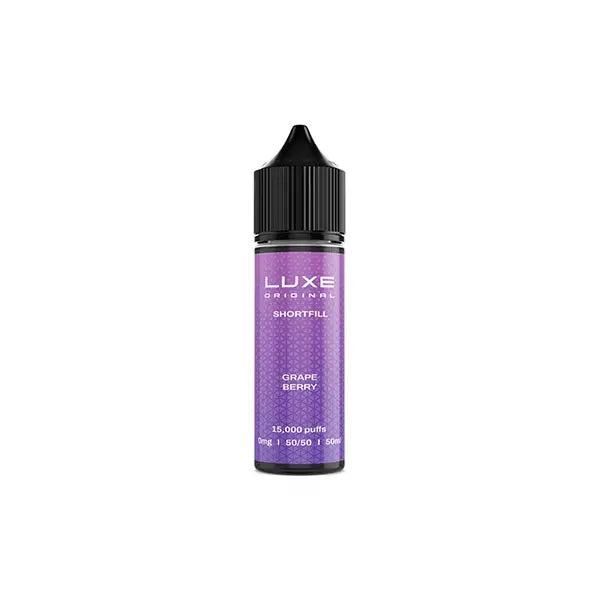 5 x 0mg LUXE Original 50ml Shortfill (50VG/50PG) - Multipack - Vaping Products