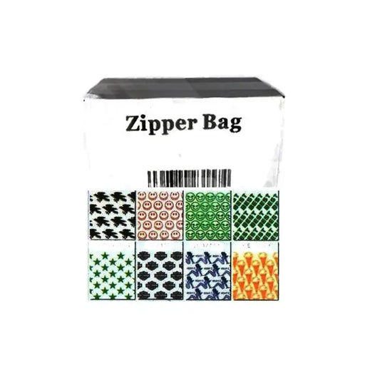 5 x Zipper Branded 2 x 2 Printed Baggies - Smoking Products