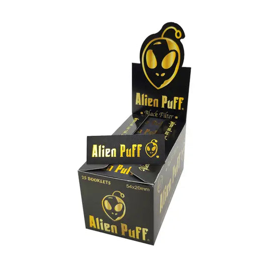 50 Alien Puff Black & Gold Filter Tips (HP146) Smoking Products