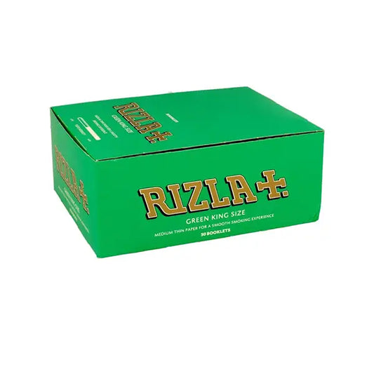 50 Green King Size Rizla Rolling Papers - Smoking Products